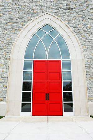 red doorの写真素材