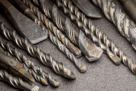 Drill bits for drilling concrete masonry or stone. Metal work industry.