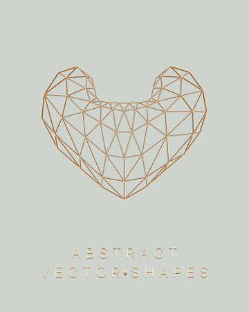 Geometric shape for design. wireframe illustration. molecular grid. 3d technology style. vector illustration. Futuristic connection structure for chemistry and science.のイラスト素材