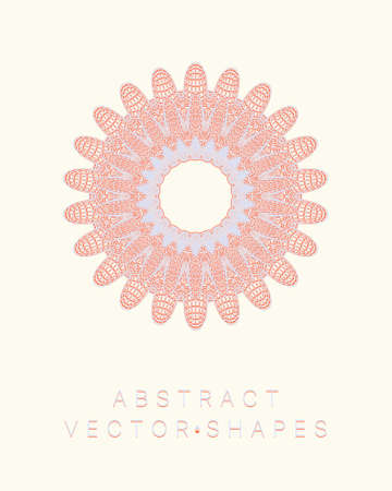 Geometric shape for design. wireframe illustration. molecular grid. 3d technology style. vector illustration. Futuristic connection structure for chemistry and science.のイラスト素材