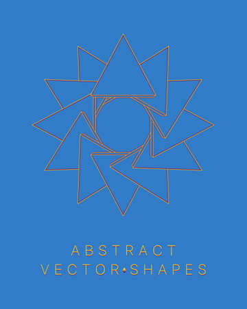 Geometric shape for design. wireframe illustration. molecular grid. 3d technology style. vector illustration. Futuristic connection structure for chemistry and scienceのイラスト素材