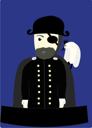 the funny Pirateのイラスト素材