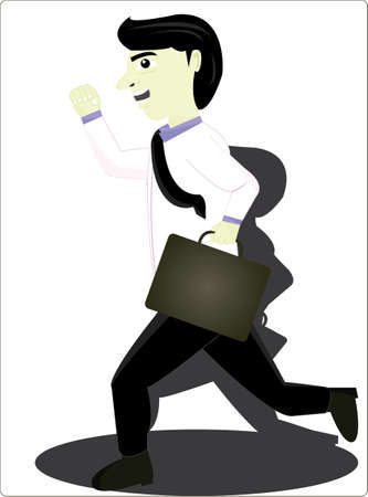 the employees ranのイラスト素材