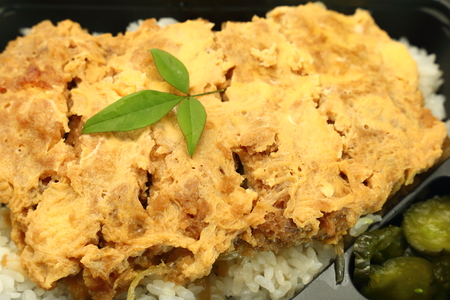 Delicious cutlets and boxed lunchesの写真素材