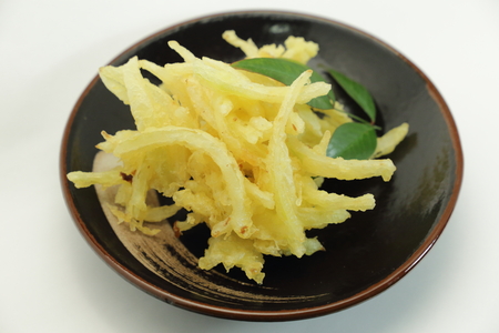 (Onion dish of onion), Tempura onion Japanese foodの写真素材