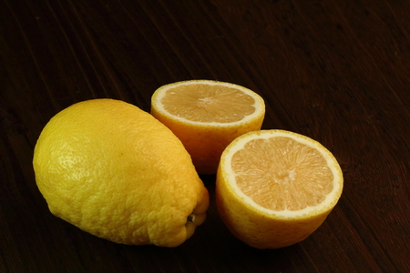 In the Japan of the citrus huguehyucan (hy?kan Yuge)の写真素材