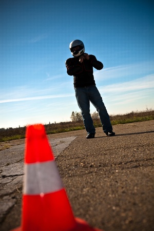 rider helmetの写真素材