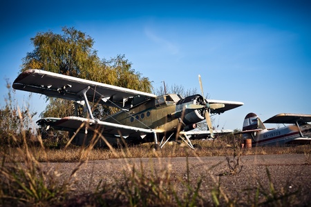 old airfield twoの写真素材