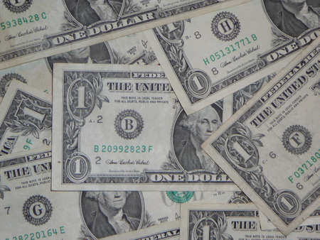 One Dollar Bills.の写真素材