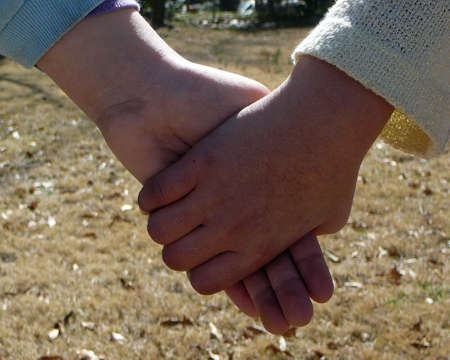 Children Holding Hands