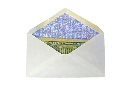 Money Iin envelope.の写真素材