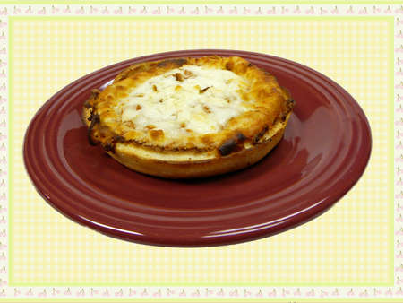 Personal pizzaの写真素材
