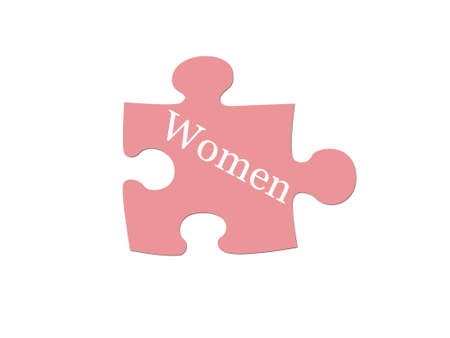 Don't understand womenの写真素材