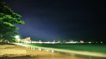 Night beachの写真素材