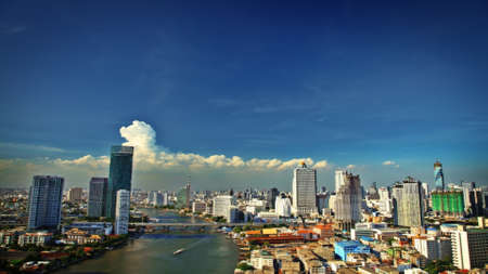 Modern cityscape Bangkok city viewの写真素材