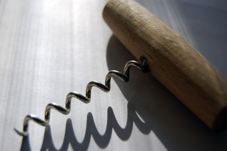 Isolated corkscrewの写真素材