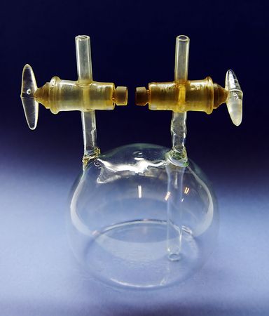 Flask with two taps