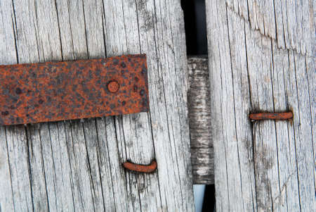 Wodden and iron partsの写真素材