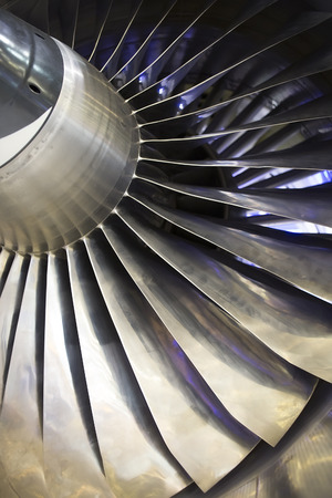 Detail of a Steel Plane Jet, close up