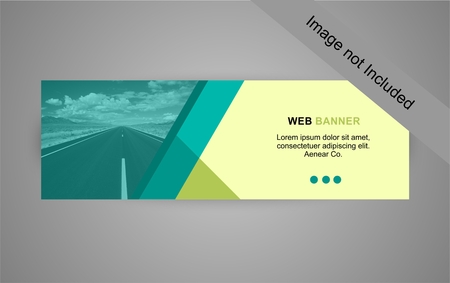 Set of standard size web bannersのイラスト素材
