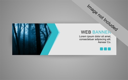 Set of standard size web bannersのイラスト素材