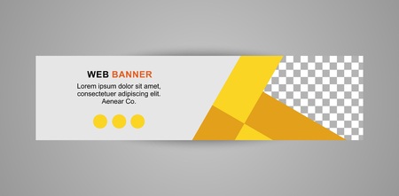 Standard size web banners.のイラスト素材