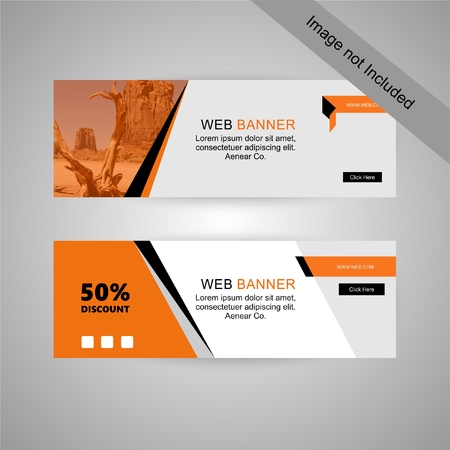 web bannerのイラスト素材