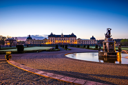 Drottningholm Palace is a UNESCO World Heritage site.のeditorial素材