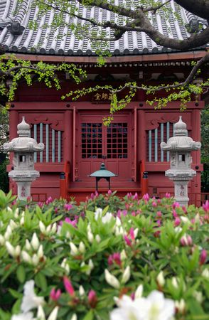 Structure on the grounds of Sensoji Temple in Japanのeditorial素材