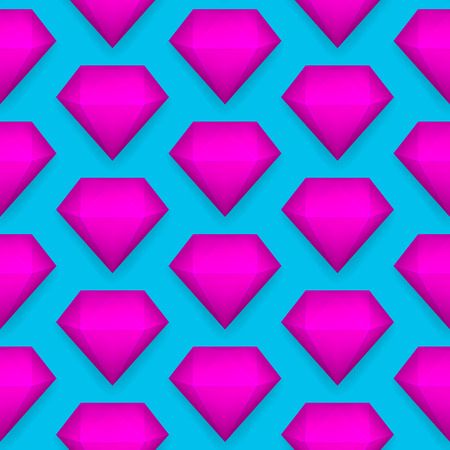 Vector shiny diamond seamless pattern 

のイラスト素材