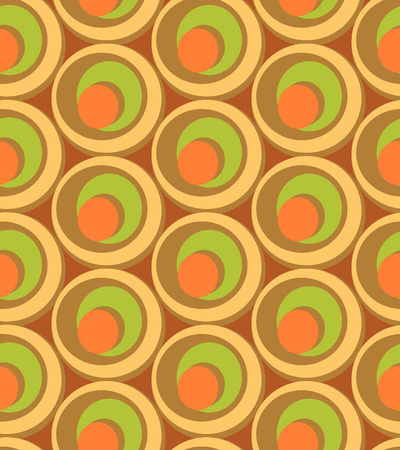 Circles and swirls vintage seamless pattern 
のイラスト素材