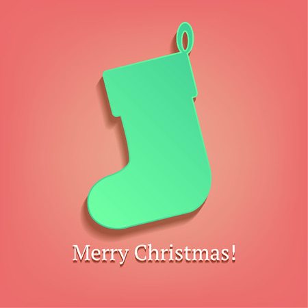 Sketch Xmas set in vintage style, vectorのイラスト素材