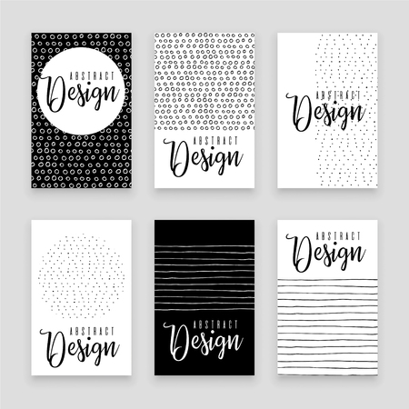 Abstract pattern, memphis design concept setのイラスト素材