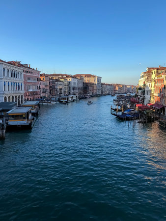Panoramic view of Grand Canalの写真素材