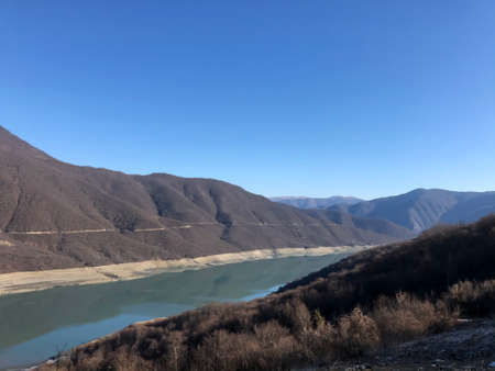 Panoramic view of Tbilisi Georgiaの写真素材