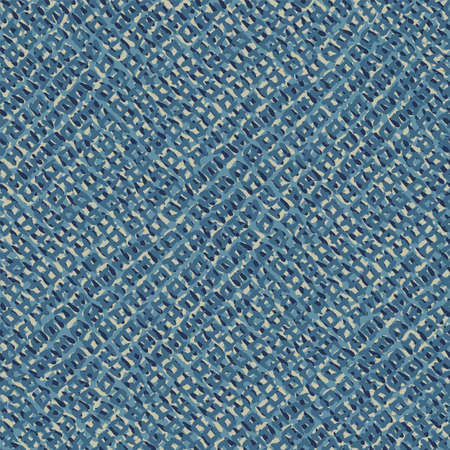 Hand drawn interwoven knitted seamless pattern. Freehand brush strokes. Sketch drawing. Abstract geometric vector texture. Simple background for textile print, wrapping paper, cards, scrapbooking.のイラスト素材