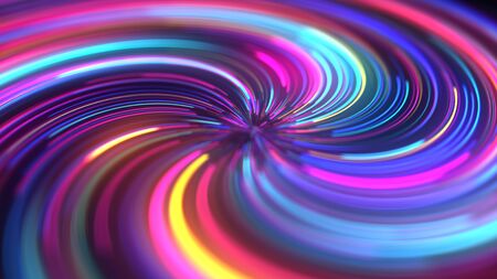 Abstract Neon Lights Backgroundの写真素材