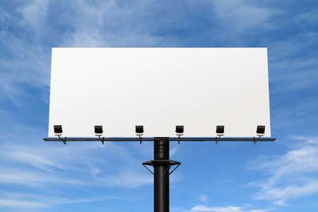 Blank Billboardの写真素材