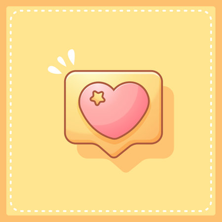 Cute hand draw love bubbleのイラスト素材