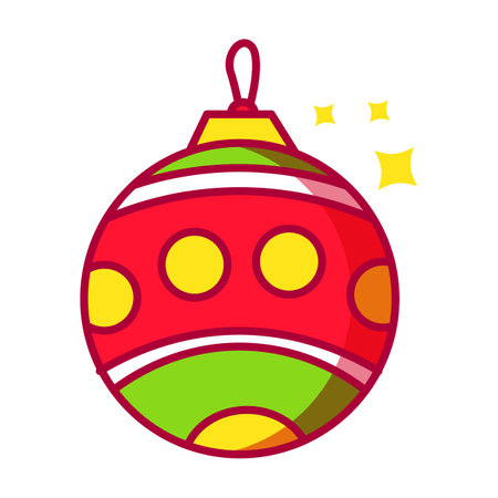 3D Rendering christmas decorationのイラスト素材