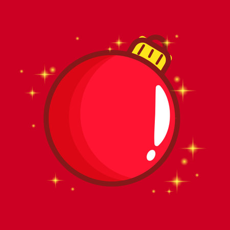 3D Rendering christmas decorationのイラスト素材