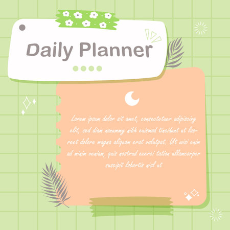 Illustration of baby shower invitation card template with copy space - vectorのイラスト素材