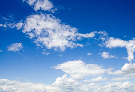 very beautiful sunny sky background with cloudsの写真素材