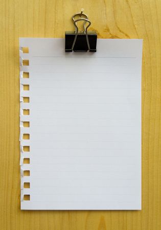 one page on a backgroundの写真素材