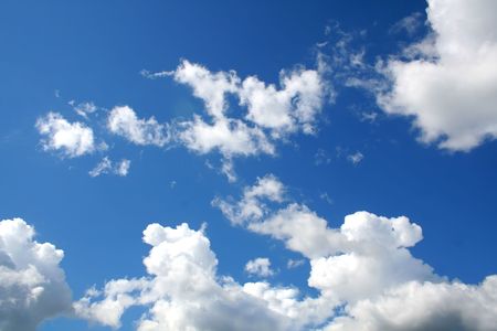 whery beautiful sunny sky backgroundの写真素材