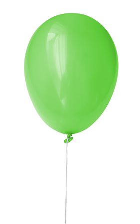 Inflatable balloon, photo on the white backgroundの写真素材
