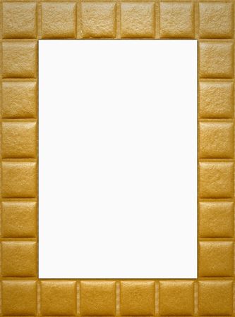 a hot yellow leather upholsteryの写真素材