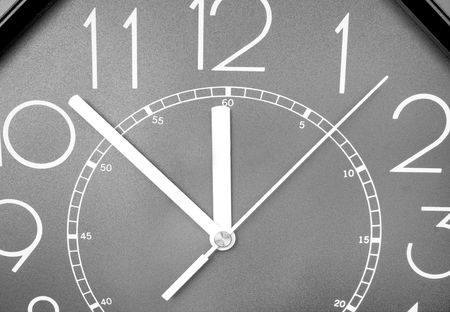 The is a symbol for time is running outの写真素材