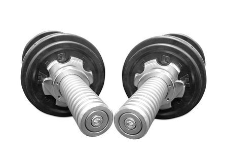 Weights, isolated on white backgroundの写真素材