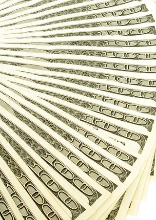 big pile of money. stack of american dollarsの写真素材